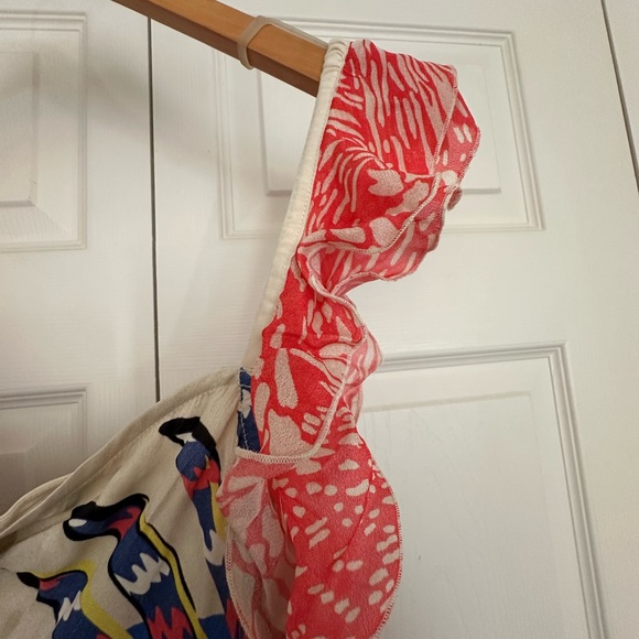 Anthropologie Conditions Apply Floral Dress, size large, multicolored - Picture 3 of 4